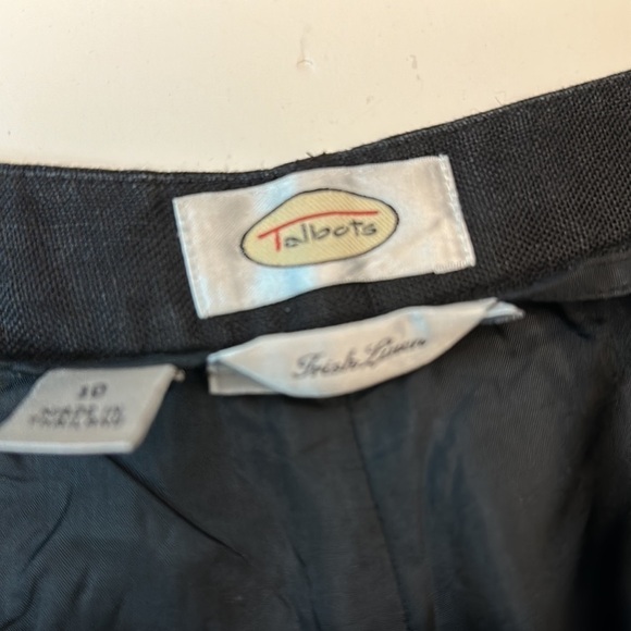 Talbots Irish 100% linen trouser pants - Picture 4 of 12